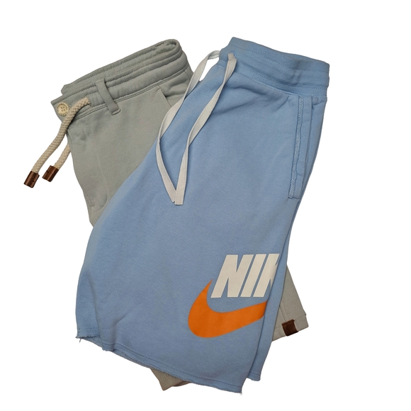 Nike Other - 2 Pair Nike Athletic Shorts in Light Blue and Gray Excellent Condition.